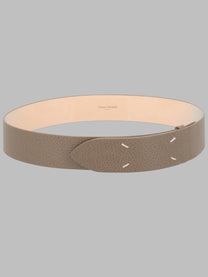 Maison Margiela Unisex Cintura in Pelle Beige
