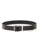Givenchy Men's Leather Gentlemen Belt Black