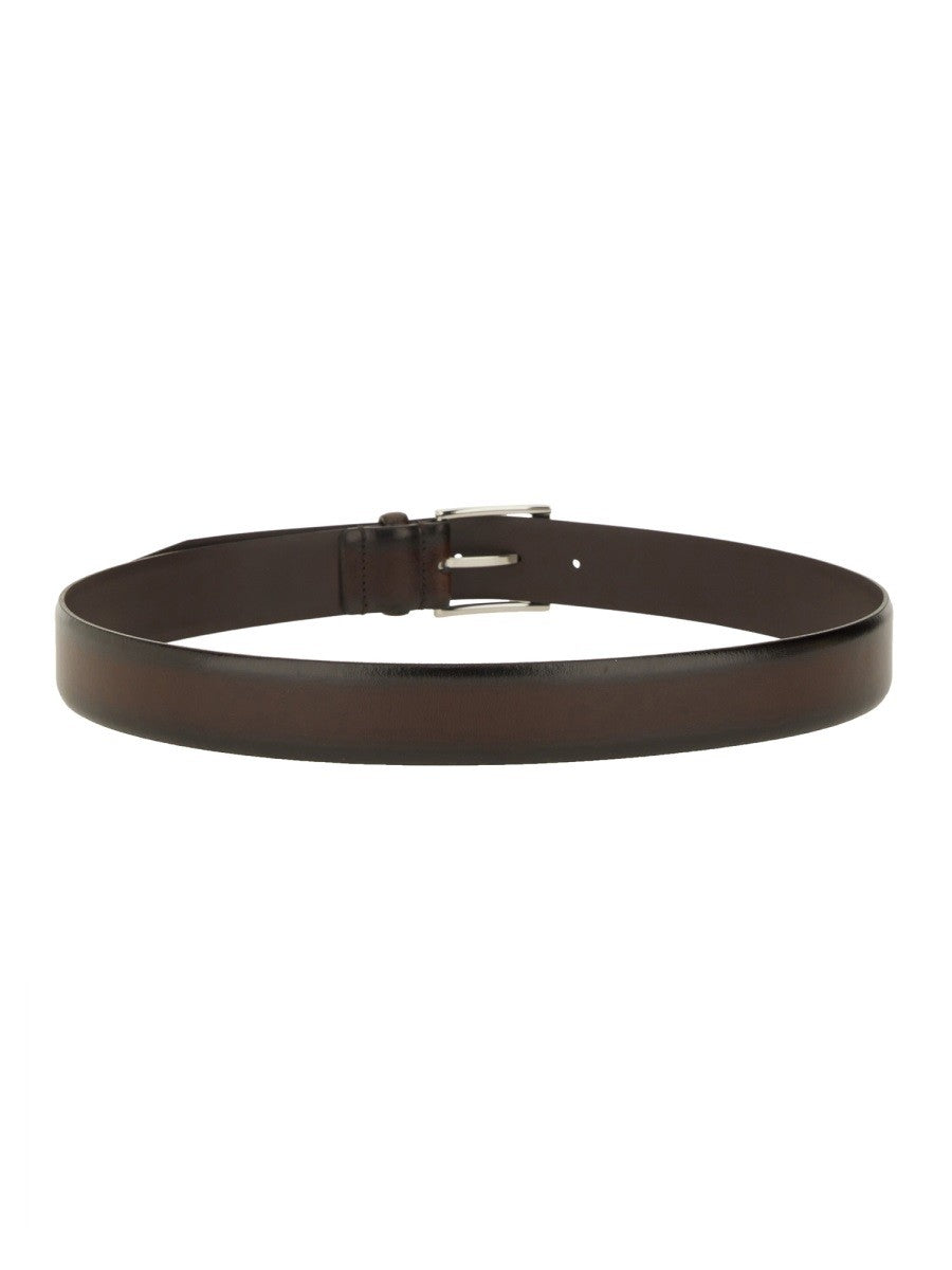 Boss Men's Leather Belt Brown