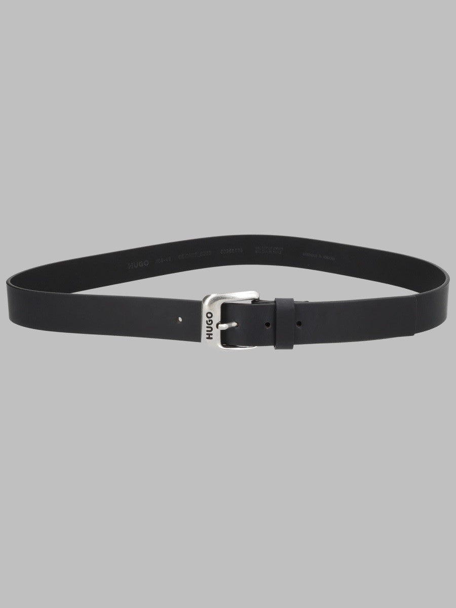 HUGO BOSS Men's Cintura in Pelle Black