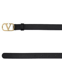 Valentino Women's Vlogo Signature Belt Black