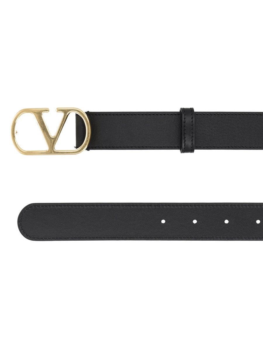 Valentino Men's Cintura Vlogo Signature Black