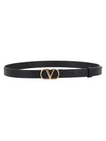 Valentino Women's Vlogo Signature Belt Black