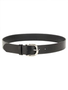 ISABEL MARANT Men's Leather Zaph Belt Black