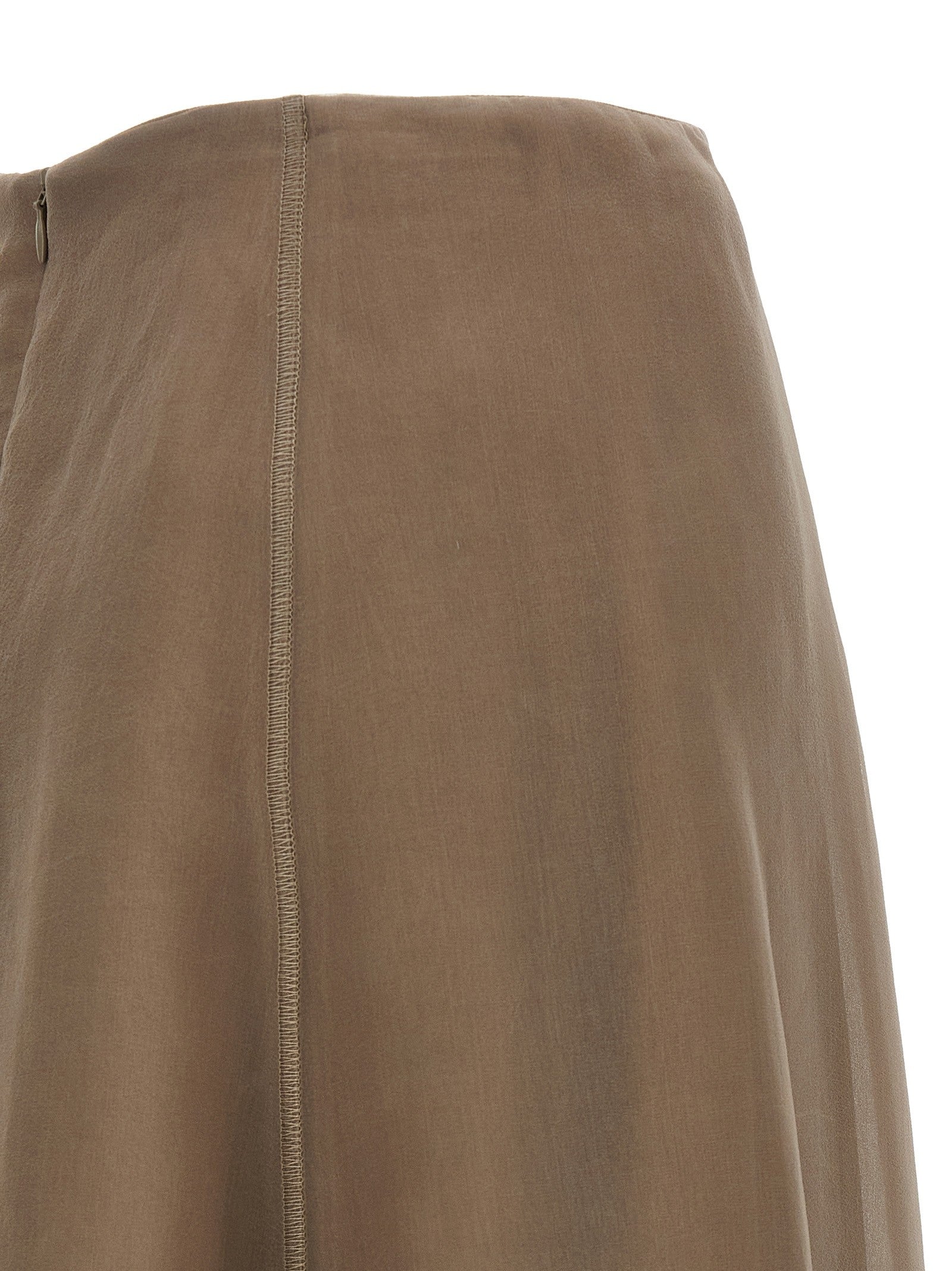 Brunello Cucinelli Circle Skirt Beige