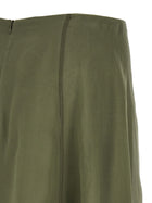 Brunello Cucinelli Circle Skirt Green, view 4