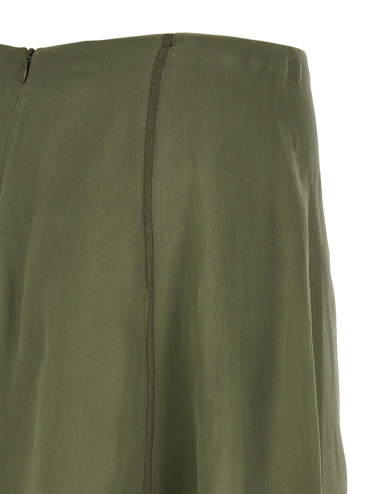 Brunello Cucinelli Circle Skirt Green, view 4