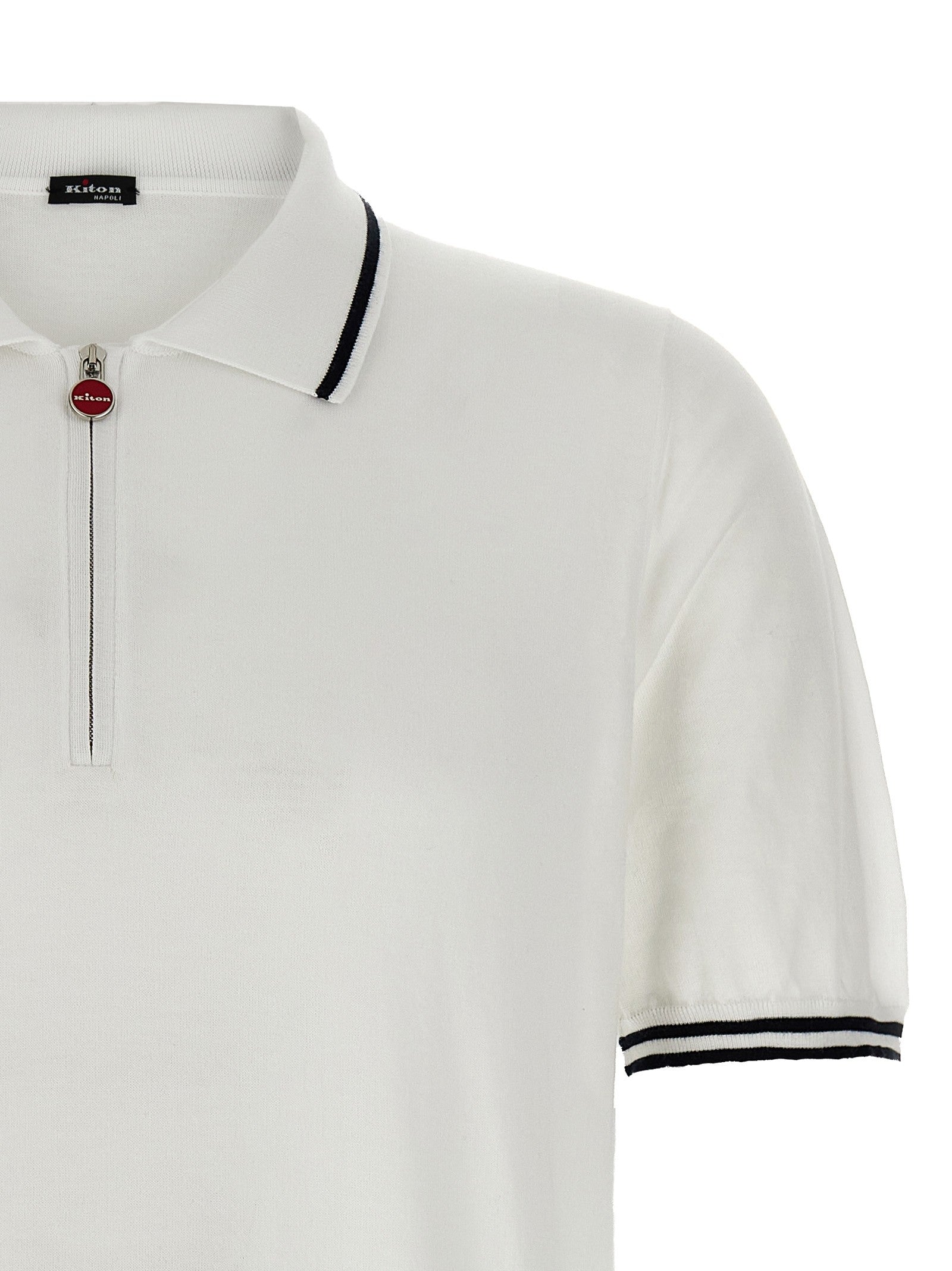 Kiton Ciro Polo Shirt White