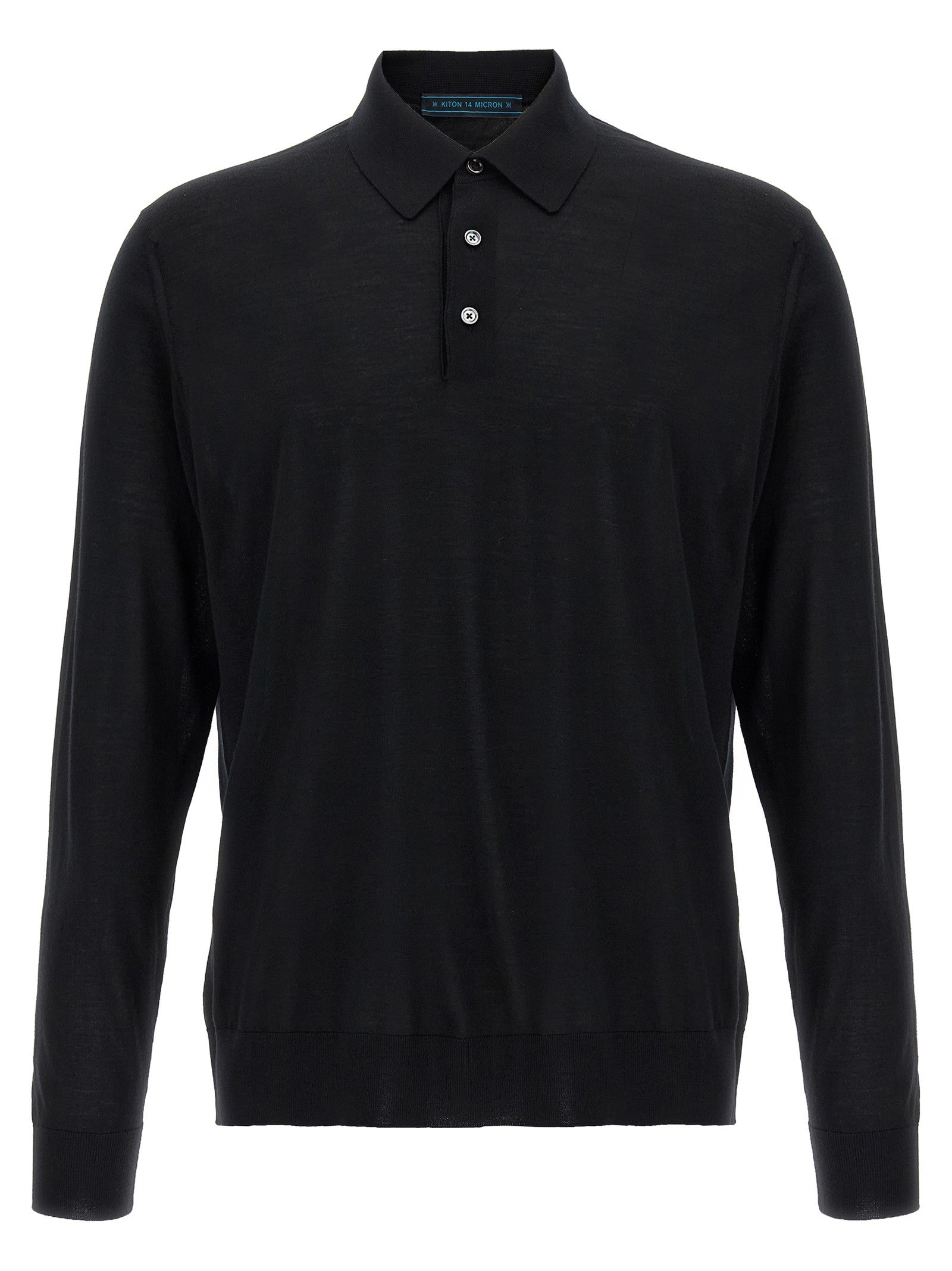 Kiton Ciro Polo Shirt Black