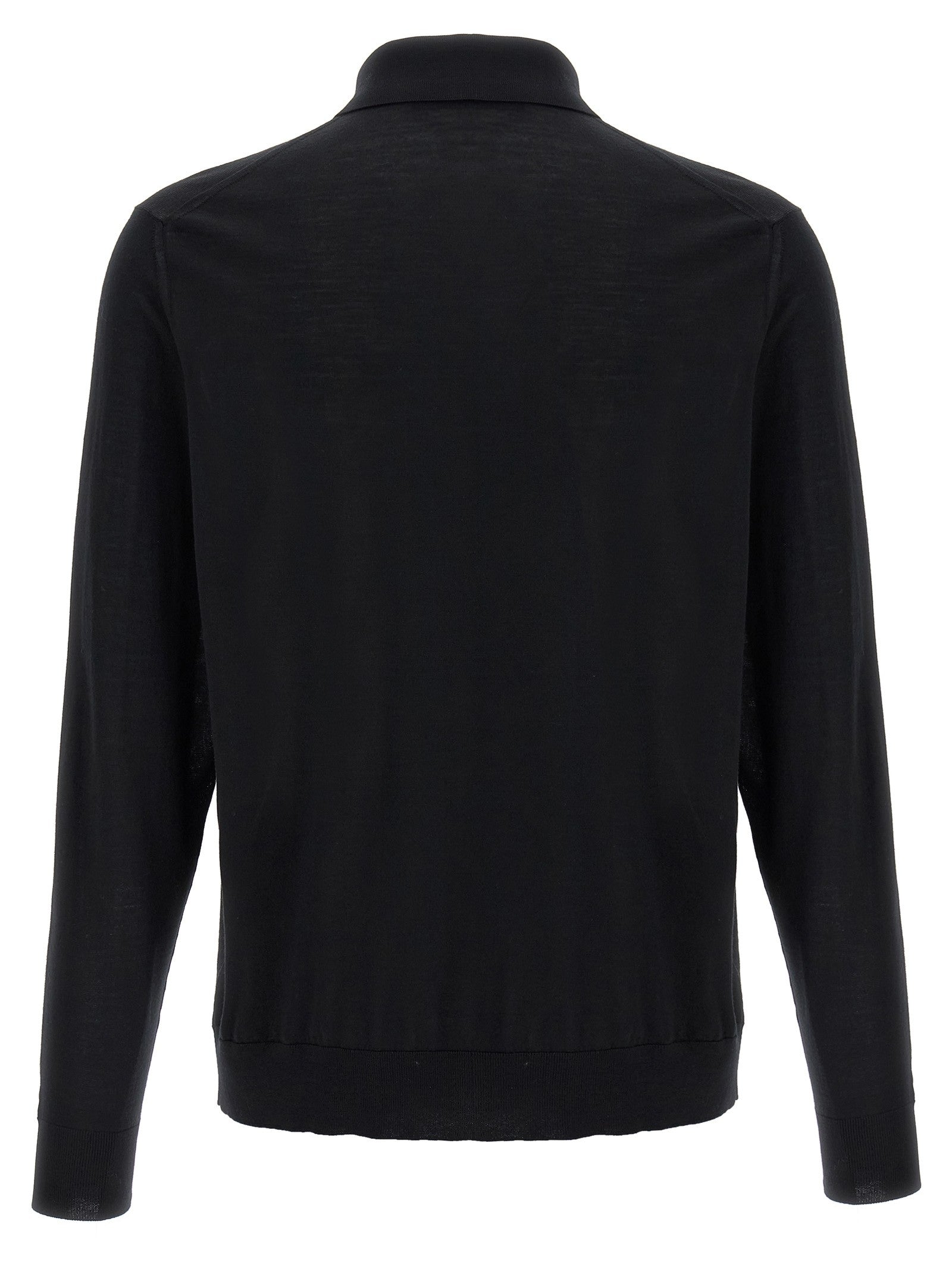 Kiton Ciro Polo Shirt Black