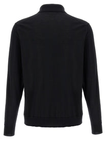 Kiton Ciro Polo Shirt Black