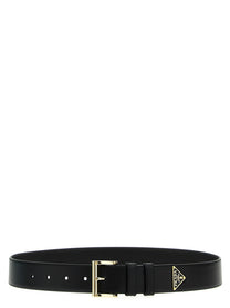 Prada City Calf Belt Black