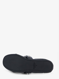 Balenciaga Women's City Flat L005 Leather Ballerinas Black