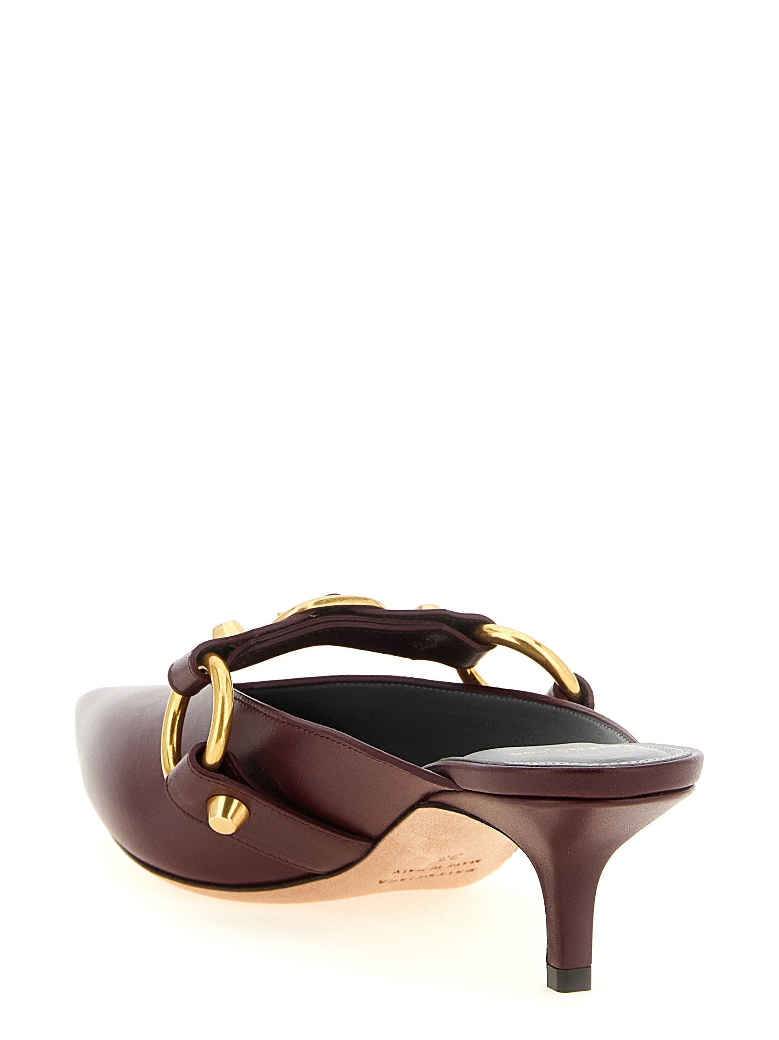 Balenciaga City Mules Red