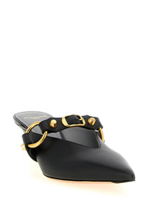 Balenciaga City Mules Black