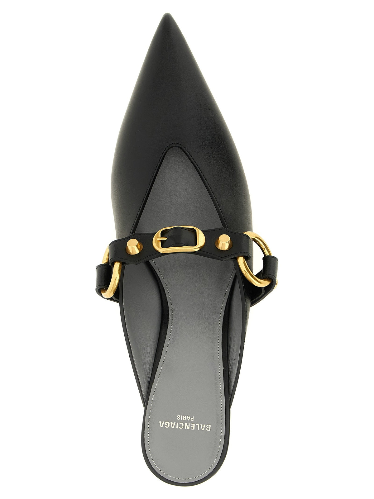 Balenciaga City Mules Black
