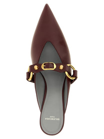Balenciaga City Mules Red
