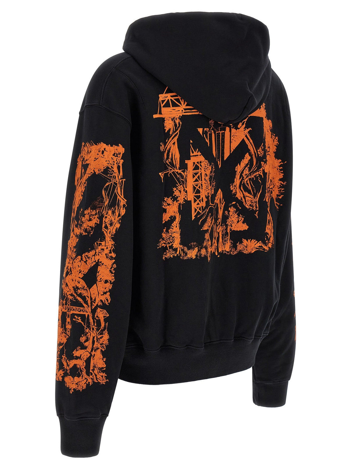 Off-White City Nature Hoodie Black, view 3