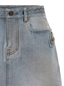 Balenciaga City Skirt Blue