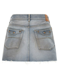Balenciaga City Skirt Blue