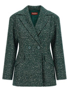 Max Mara Studio Civada Blazer Green