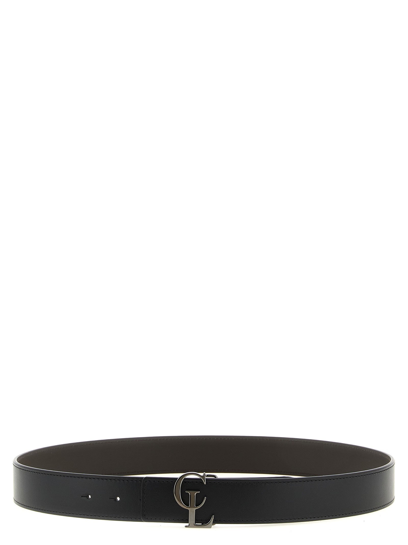 Christian Louboutin CL Reversible Belt Gold