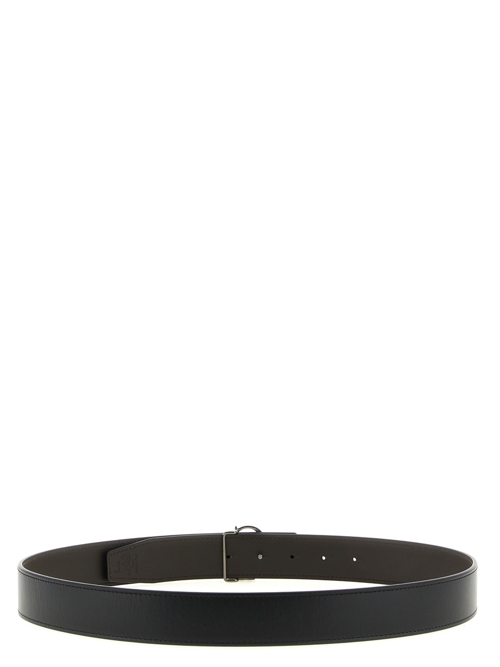 Christian Louboutin CL Reversible Belt Gold