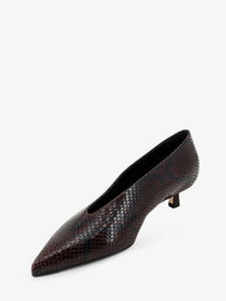 Aeyde Women's Clara Leather Décollete Gold