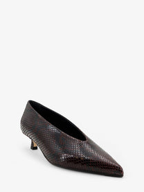 Aeyde Women's Clara Leather Décollete Gold
