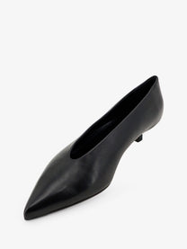 Aeyde Women's Clara Leather Décolleté Black