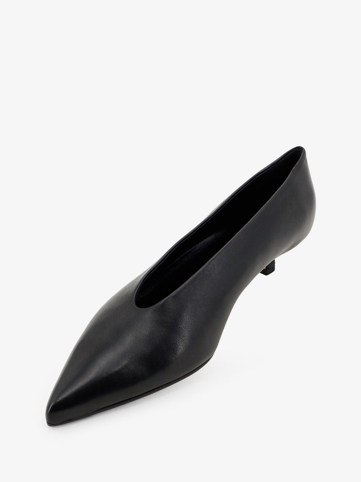 Aeyde Women's Clara Leather Décolleté Black, view 4
