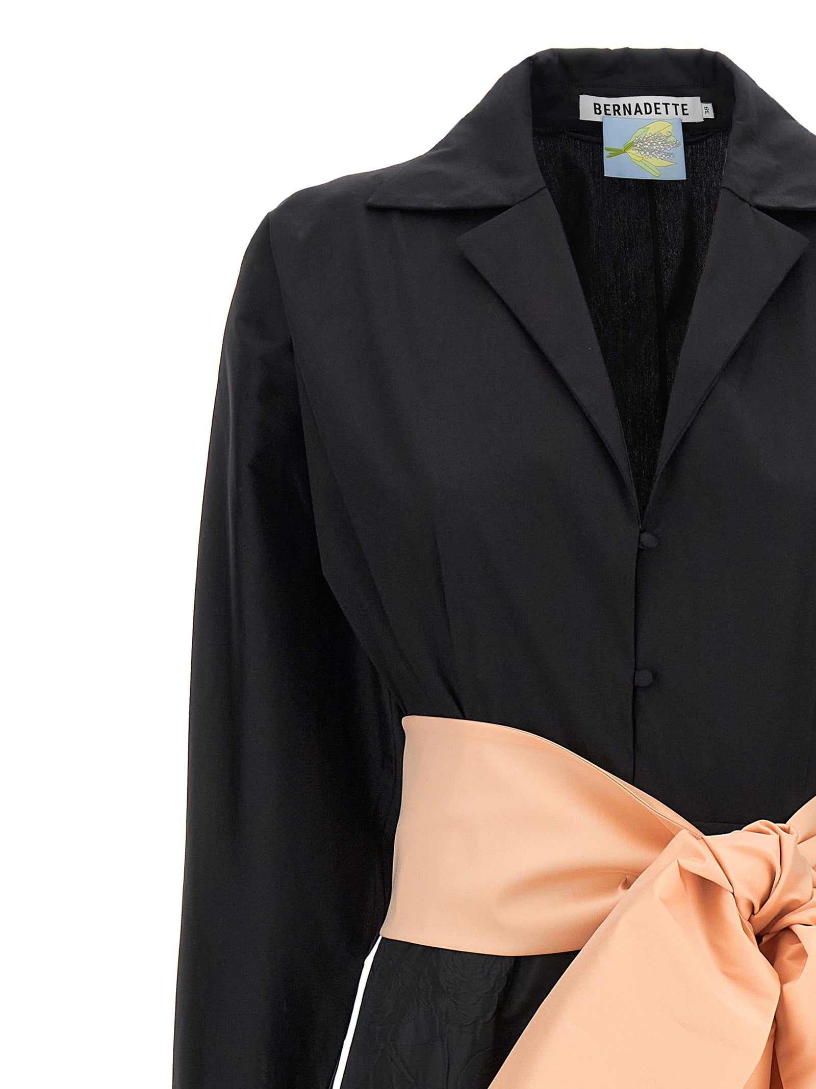 BERNADETTE Clarence Dress Black