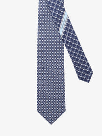 Ferragamo Men's Clarissa Silk Tie Blue