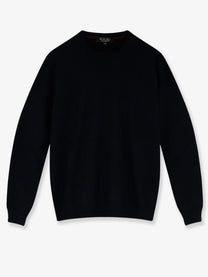 Loro Piana Men's Classic Baby Cashmere Sweater Black