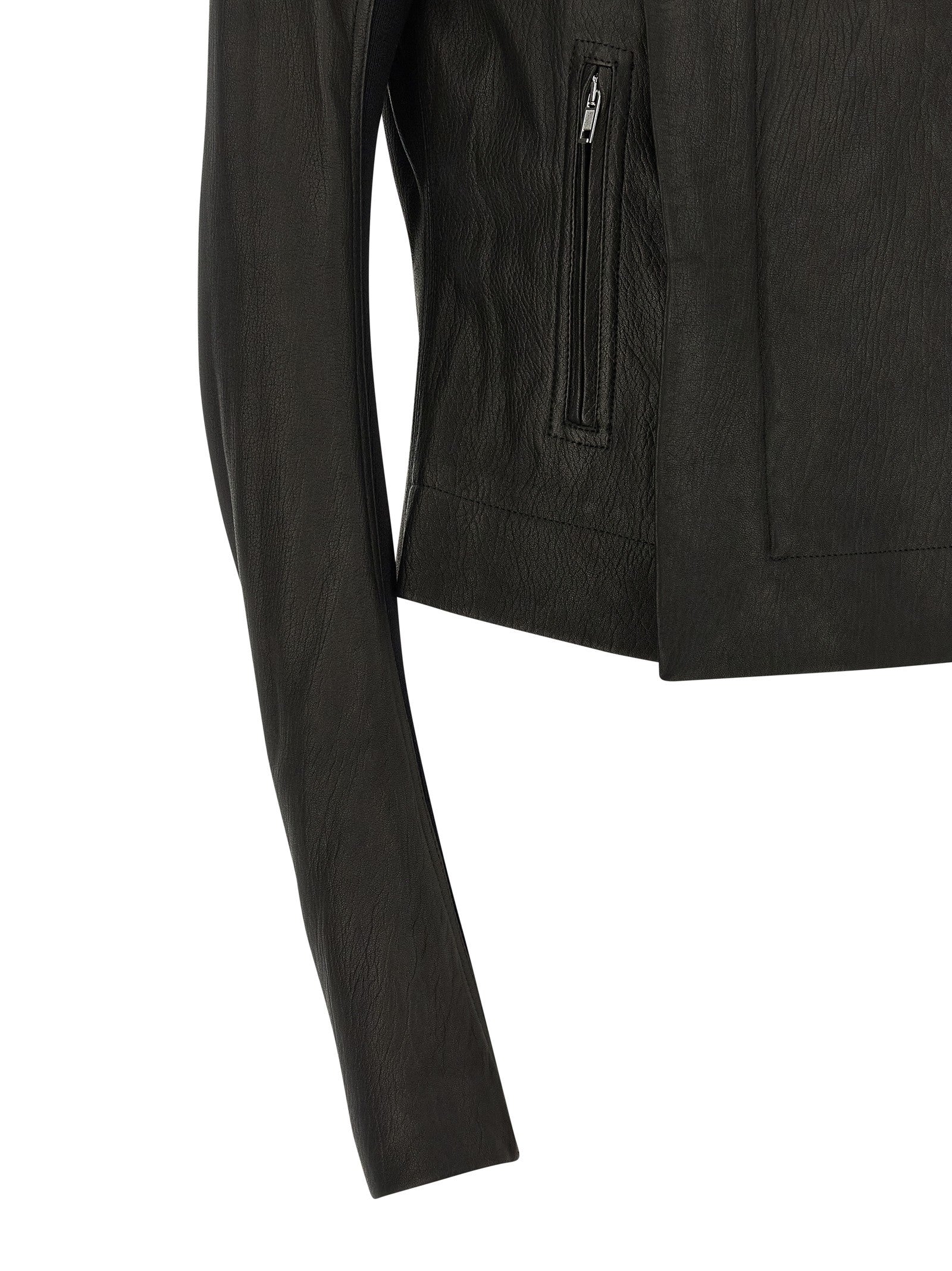 Rick Owens Classic Biker Jacket Black