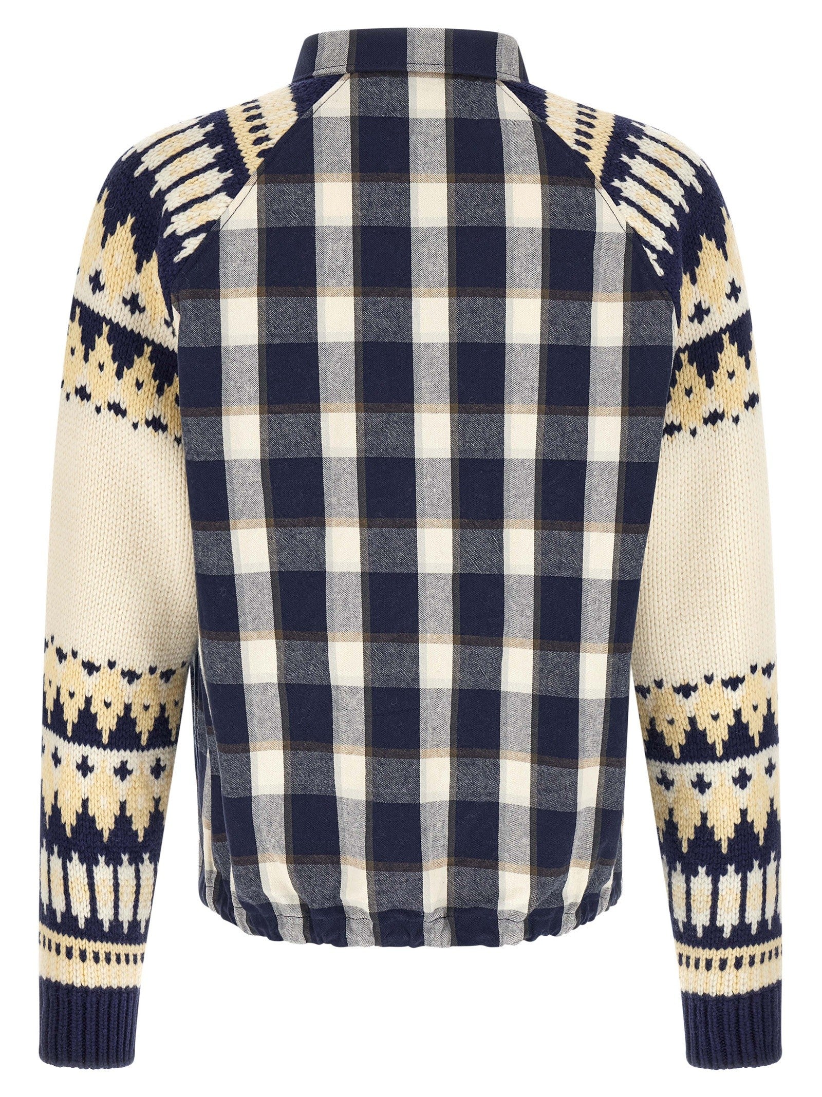Dsquared2 Classic Check Drawstring Shirt Gold