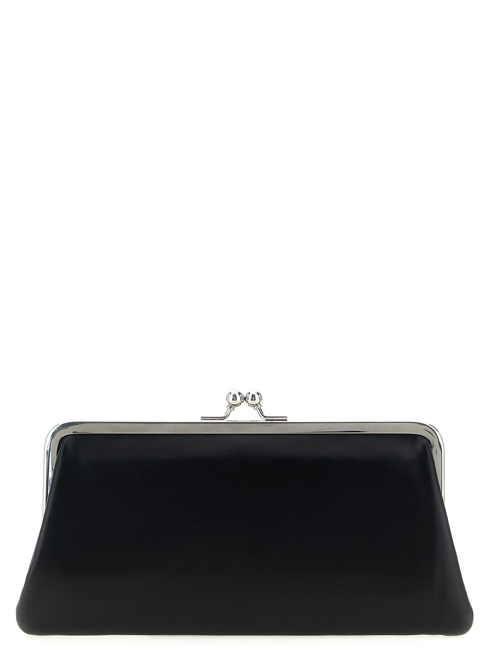 Comme Des Garcons Wallet Classic Clasp Purse Black