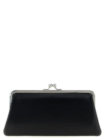 Comme Des Garcons Wallet Classic Clasp Purse Black