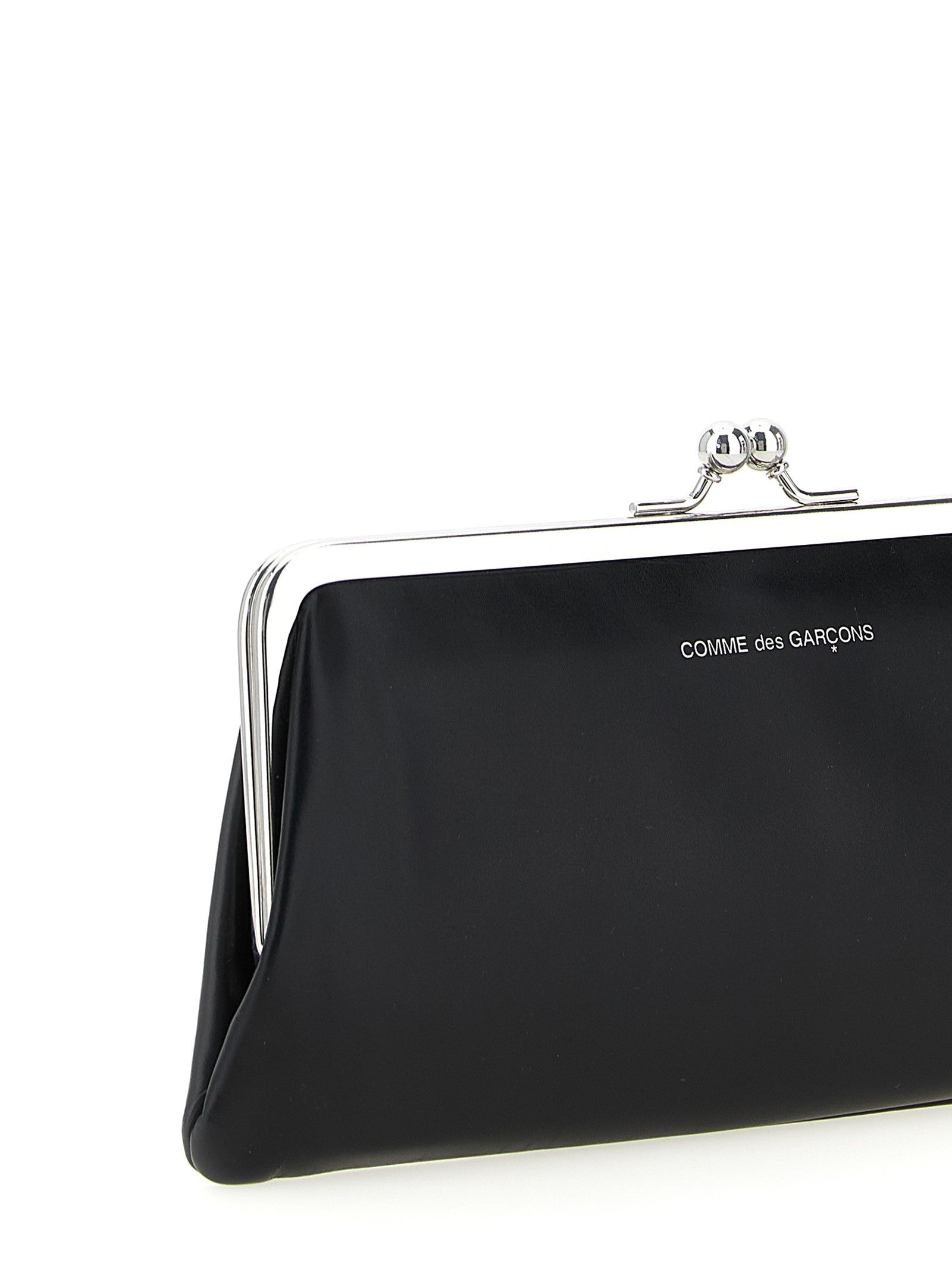 Comme Des Garcons Wallet Classic Clasp Purse Black
