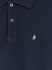 Stussy Men's Classic Cotton Polo Shirt Blue
