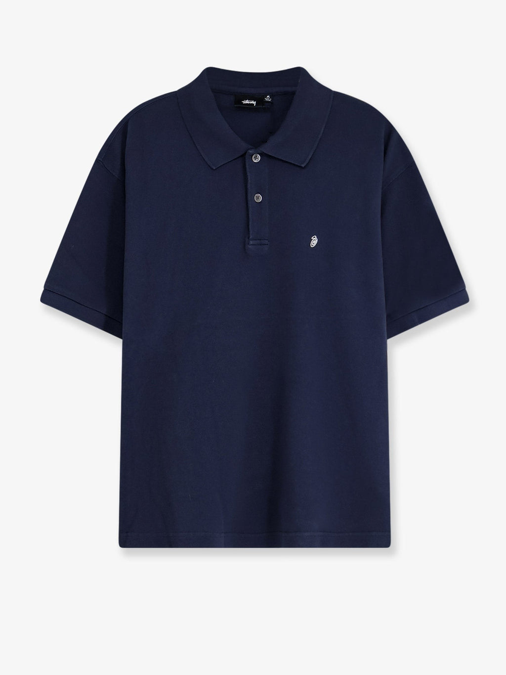 Stussy Men's Classic Cotton Polo Shirt Blue