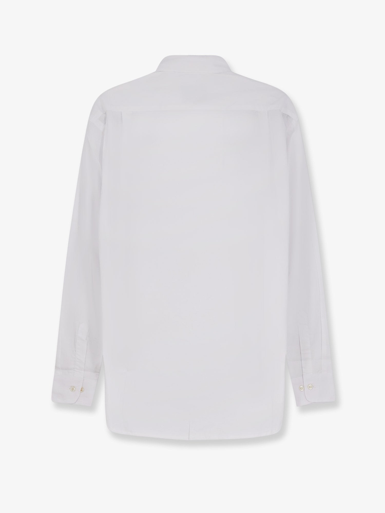 Walk In Paris Men's Classic Cotton Shirt White