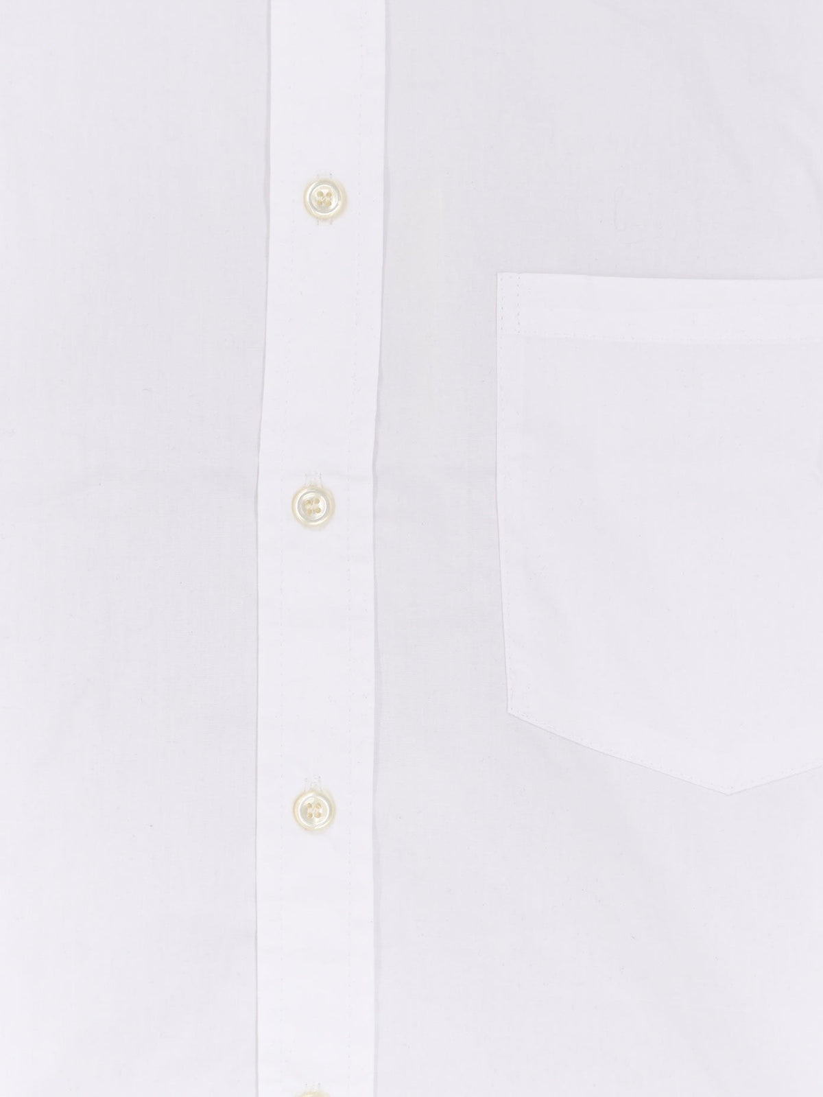 Walk In Paris Men's Classic Cotton Shirt White