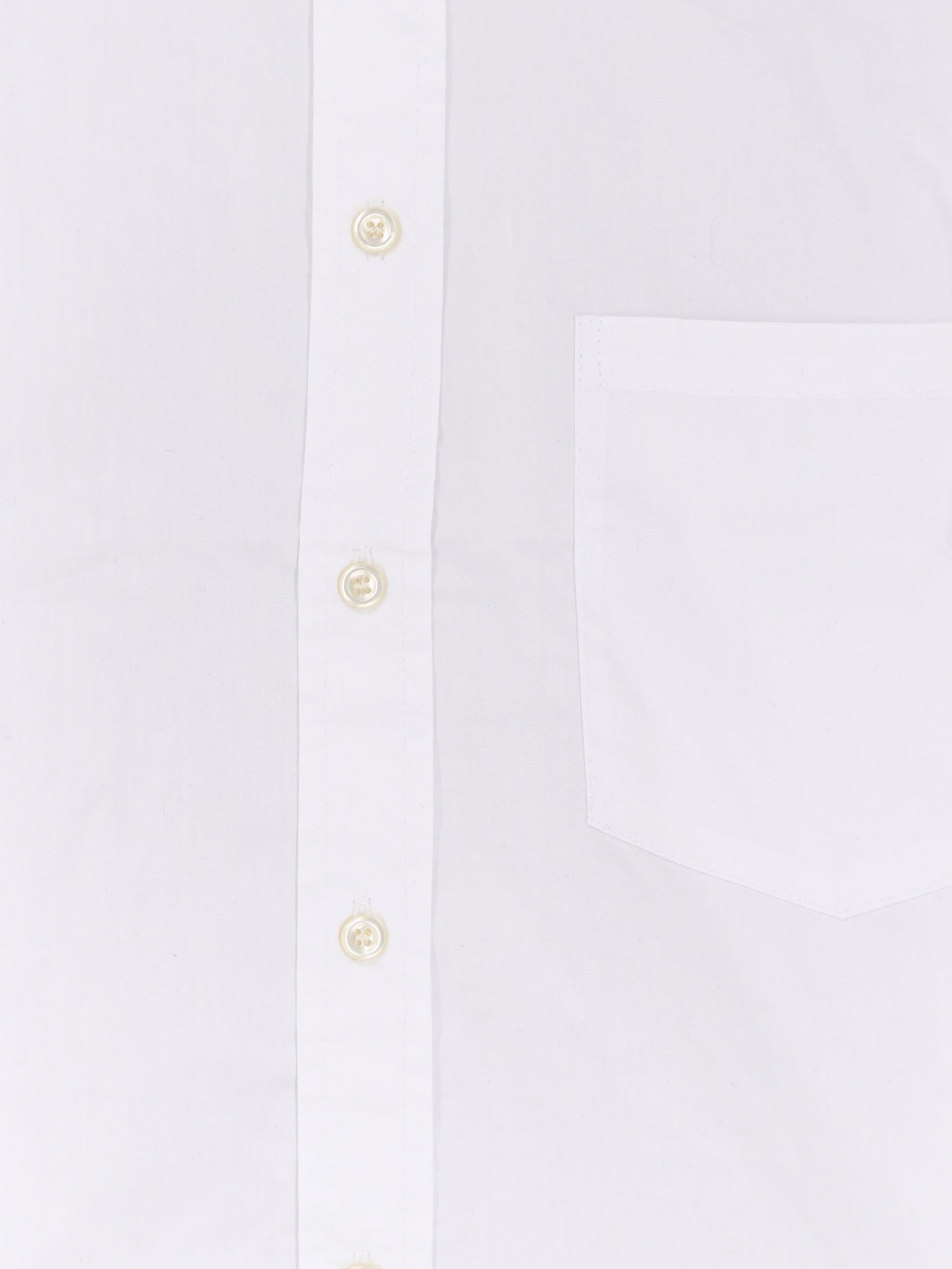 Walk In Paris Men's Classic Cotton Shirt White
