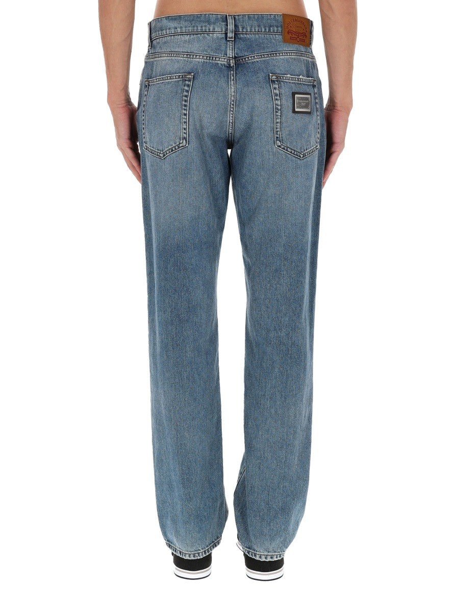 Dolce &amp; Gabbana Men's Classic Denim Jeans Blue