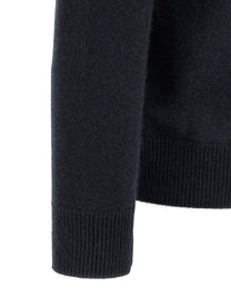 Ballantyne Classic Diamond Diamond Intarsia Cardigan Blue