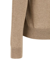 Ballantyne Classic Diamond Diamond Shaped Sweater Beige