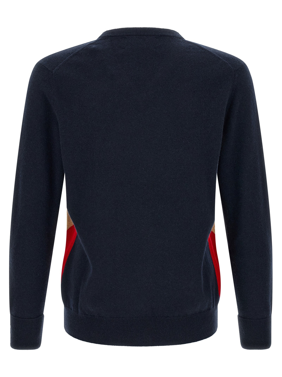 Ballantyne Classic Diamond Intarsia Sweater Blue, view 2