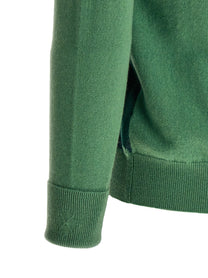 Ballantyne Classic Diamond Intarsia Sweater Green