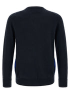 Ballantyne Classic Diamond Intarsia Sweater Blue, view 2